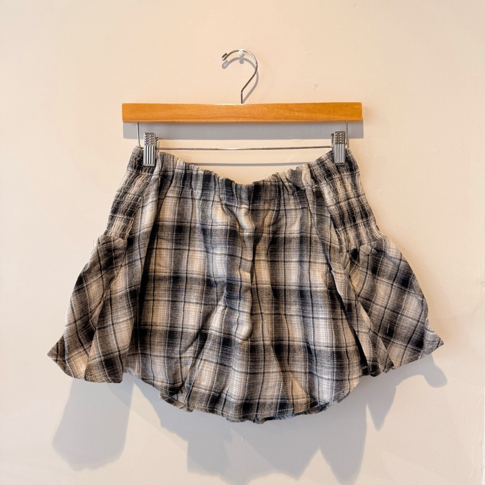 Le Lis Plaid Mini Skort